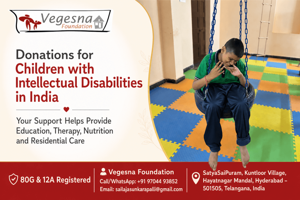 Donations for Children with Intellectual Disabilities in India