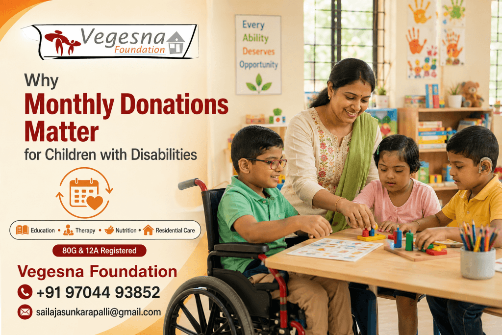 Monthly Donations for Children with Disabilities